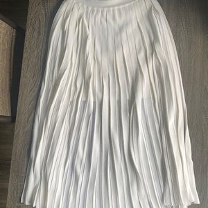 Balmain pleated midi skirt
